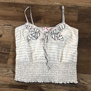 Free People polka dot tank top